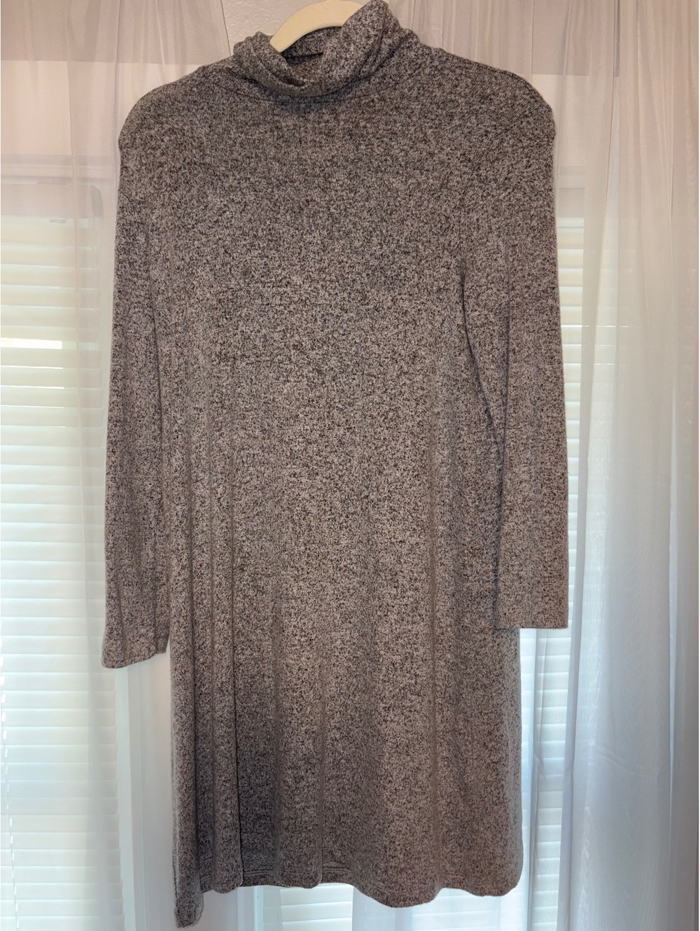 American Eagle heather gray turtleneck dress